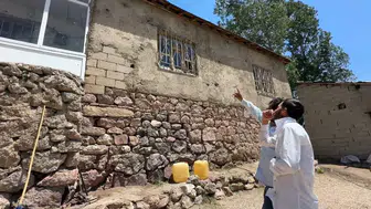 Yüksekova’da bir ailenin evini yılanlar istila etti