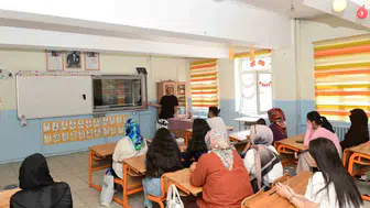 Çatak Halk Eğitim kurslarında sağlık ve hijyen eğitimi dönemi