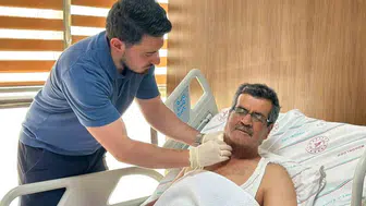 Siirt'te tıkanan şah damarı ameliyatla temizlendi ve felç riski önlendi