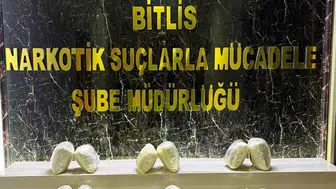 Bitlis merkezli operasyonda araçta 8 kilogram uyuşturucu bulundu