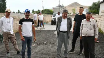 Patnos Belediye Başkanı Taşkın ilçedeki yol yenileme çalışmalarını denetledi