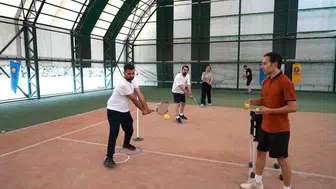 Diyarbakırlılar ücretsiz tenis eğitimlerine büyük ilgi gösteriyor