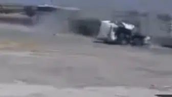 Viranşehir kara yolunda TIR ile kamyonun karıştığı ölümlü kaza görüntülendi