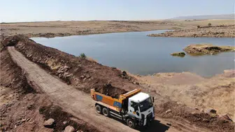 Karacadağ’da yüzler gülüyor: Yıkılan gölet onarıldı, binlerce hayvana can suyu oldu