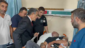 Cudi Dağı dönüşü yaşanan kazalarda yaralananlar hastanede ziyaret edildi