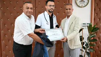 Kızıltepeli zabıta memuru gece vardiyasında okuyarak doktor oldu