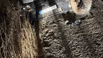 Diyarbakır Çınar yolunda traktöre çarpan otomobilde bir kişi yaralandı
