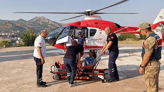 Tunceli’de dağda düşen kadın için havadan kurtarma operasyonu yapıldı