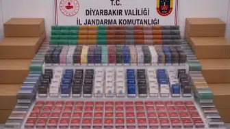 Diyarbakır genelinde düzenlenen operasyonlarda çok sayıda kaçak ürüne el konuldu