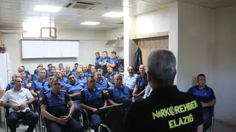 Elazığ zabıtasına uyuşturucu ile mücadele eğitimi verildi