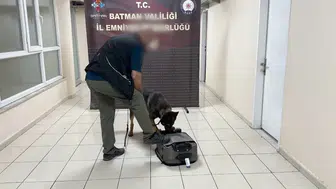 Batman girişinde durdurulan otobüste uyuşturucu operasyonu