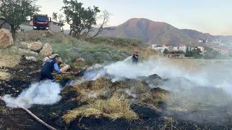 Hakkari’de kışlık yemleri yanan aile çaresiz kaldı