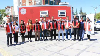 Elazığlılar artık sosyal hizmetlere ayağına gelen araçla ulaşabiliyor