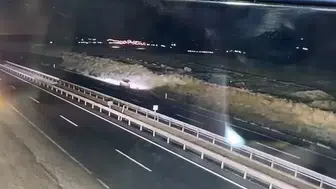 Şanlıurfa yolunda feci kaza güvenlik kamerasına böyle yansıdı
