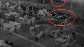 Diyarbakır’da kafe bahçesinde silahlı saldırı: Ağacın arkasında bekledi, o anlar kamerada