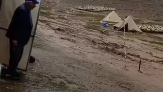 Pülümür yaylalarında sağanak yağış üreticileri zor durumda bıraktı