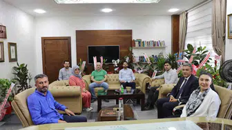 Ağrı Milli Eğitim Müdürü Çakan’a AK Parti kadrolarından yeni dönem ziyareti