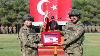 Mardin'de 70’inci Mekanize Piyade Tugayı'nda komuta değişimi
