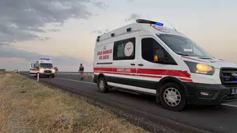 Siverek yolunda kontrolden çıkan araç şarampole devrildi