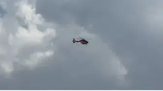 Hakkari’de 83 yaşındaki hasta hava ambulansıyla hastaneye ulaştırıldı