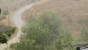 Keban kırsalında sağanak yağış günlük yaşamı olumsuz etkiledi