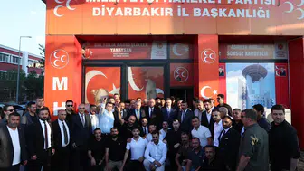Bakanlar Diyarbakırda maç öncesi temaslarda bulundu