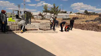 Çermik mahallelerinde yol yenileme çalışmaları hız kazandı