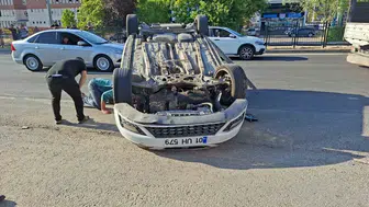 Bingöl Simani Mahallesi üzerindeki trafik kazasında üç kişi yaralandı