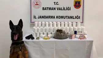 Batman merkezli düzenlenen narkotik operasyonunda çok sayıda uyuşturucu madde bulundu