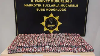 Suruç'ta narkotik ekiplerinin aracında 13 bin hap çıktı