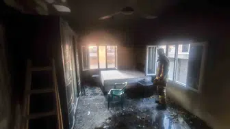 Artuklu'da müstakil evde yangın paniği