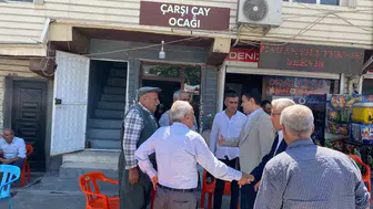 Mazıdağı Kaymakamı Volkan Özer ilçe esnafının sorunlarını dinledi