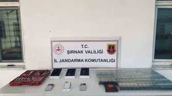 Şırnak genelinde yapılan operasyonlarda milyonluk kaçak ürün yakalandı