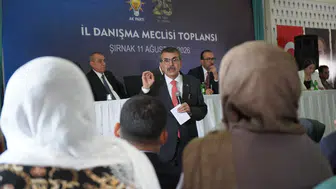 Bakan Tekin Şırnakta Yeni Süreç İçin Destek İstedi