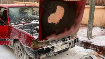 Siirt Yeni Mahallede otomobil yangını paniğe neden oldu?
