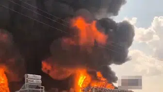 Elazığ organize sanayide yangın paniği