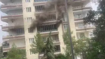 Diyarbakır'da apartman yangını paniği: Çocuklar itfaiye merdiveniyle kurtarıldı