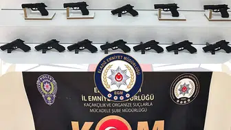 Elazığ polisinden ruhsatsız silah operasyonu