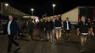 Doğubayazıt Kaymakamı Gürbulak Sınır Kapısında Gece Denetimi Yaptı