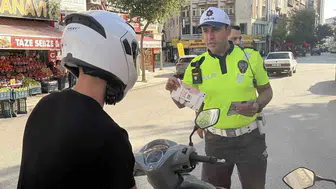 Elazığ sokaklarında motosiklet sürücülerine yönelik geniş çaplı denetim operasyonu