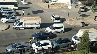 Batman Yeni Siirt Çevre Yolu üzerinde dört araç birbirine girdi