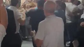 Elazığ Adliyesinde duruşma çıkışı taraflar arasında tekmeli yumruklu kavga çıktı