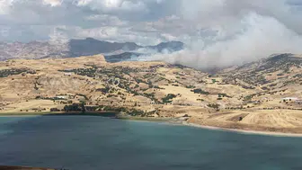 Tunceli Mazgirt kırsalında yangın paniği