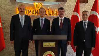 Çin Büyükelçisi Batman Valiliğinde Temaslarda Bulundu