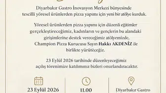 Diyarbakır'da yöresel lezzetler pizza ile dünya mutfağına taşınıyor