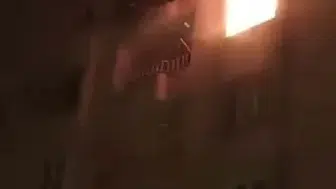 Diyarbakır Sur ilçesinde bir apartman dairesi alevlere teslim oldu