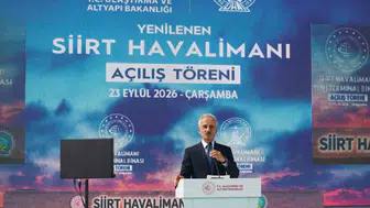 Siirt Havalimanı yenilenen yüzüyle yeniden hizmete açıldı