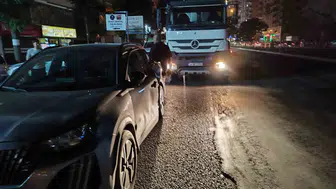 Batman Yeni Siirt Çevre Yolunda beton mikseri ve otomobil çarpıştı
