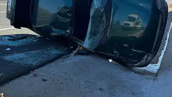 Elazığ yolunda kaza sonucu iki kişi yaralandı