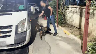 Batman girişinde durdurulan araçtan 7 kilo 400 gram skunk çıktı